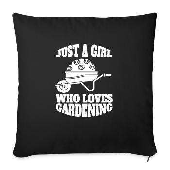 Gardener Gardening Garden Gardening Hobby Gardener - Sofa pillowcase 17,3'' x 17,3'' (45 x 45 cm) - black - Front
