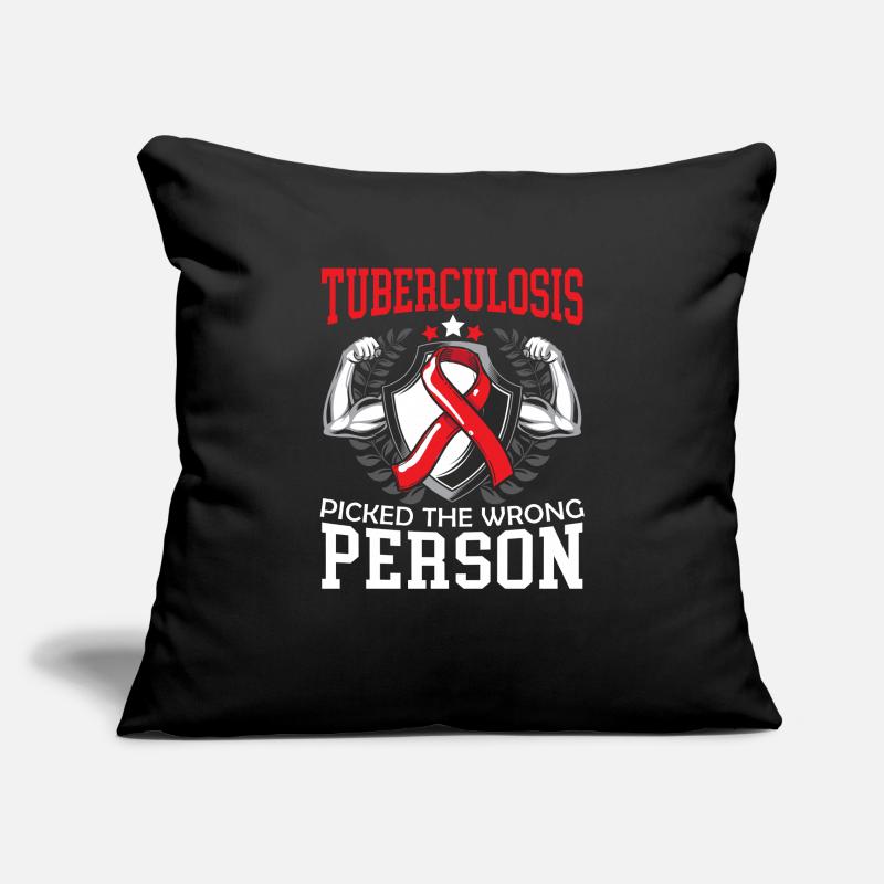 Tuberkulose-Krieger Tuberkulose-Bewusstsein Sofakissenbezug 45 x 45 cm