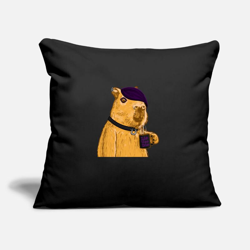Emo Capybara Sofa pillowcase 17,3'' x 17,3'' (45 x 45 cm)
