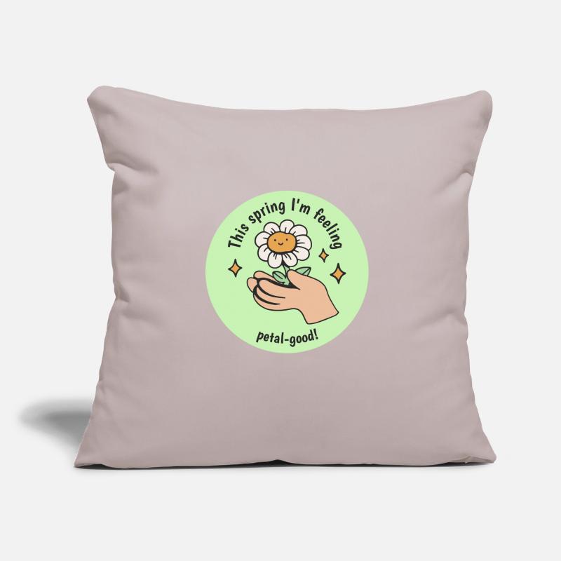 This Spring I'm Feeling Petal-Good! Bloom Spring Sofa pillowcase 17,3'' x 17,3'' (45 x 45 cm)