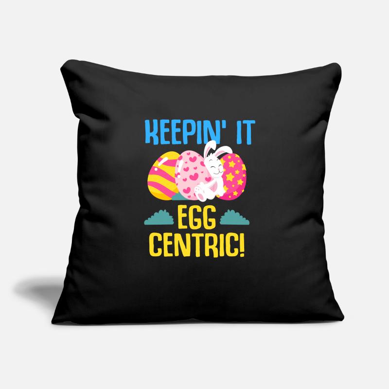 Easter Rabbit Easter Flowers Eggs Sofa pillowcase 17,3'' x 17,3'' (45 x 45 cm)