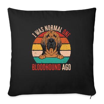 Limier Chien Limier - Housse de coussin décorative 45 x 45 cm - noir - Devant