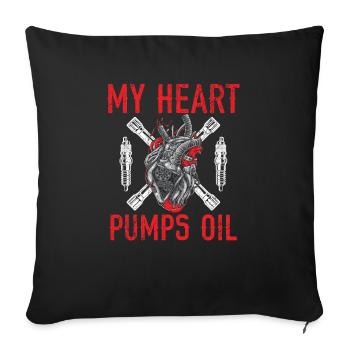 Les mécaniciens diesel ont de plus gros outils Mécanicien automobile - Housse de coussin décorative 45 x 45 cm - noir - Devant
