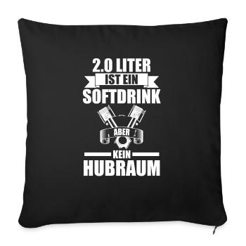 Auto Mechaniker KFZ Mechatroniker Tuner Schrauber - Sofakissenbezug 45 x 45 cm - Schwarz - Vorne