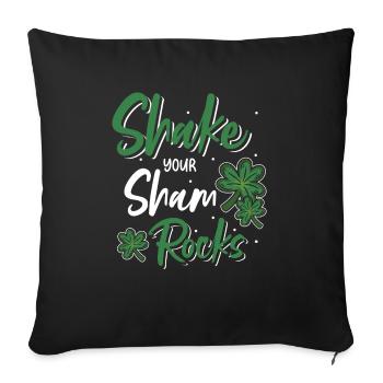Lustige Irische Saint Patricks Day Shake Your - Sofakissenbezug 45 x 45 cm - Schwarz - Vorne