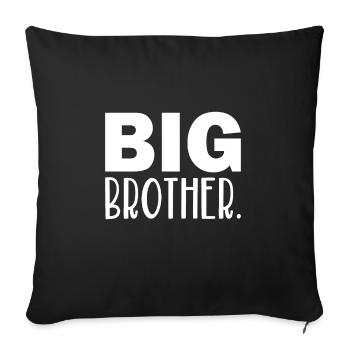 big brother - Housse de coussin décorative 45 x 45 cm - noir - Devant