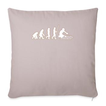 Brickie Bricks Construction Worker Bricklayer - Sofa pillowcase 17,3'' x 17,3'' (45 x 45 cm) - light taupe - Front