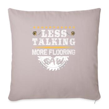 Flooring Construction Carpet Installer - Sofa pillowcase 17,3'' x 17,3'' (45 x 45 cm) - light taupe - Front