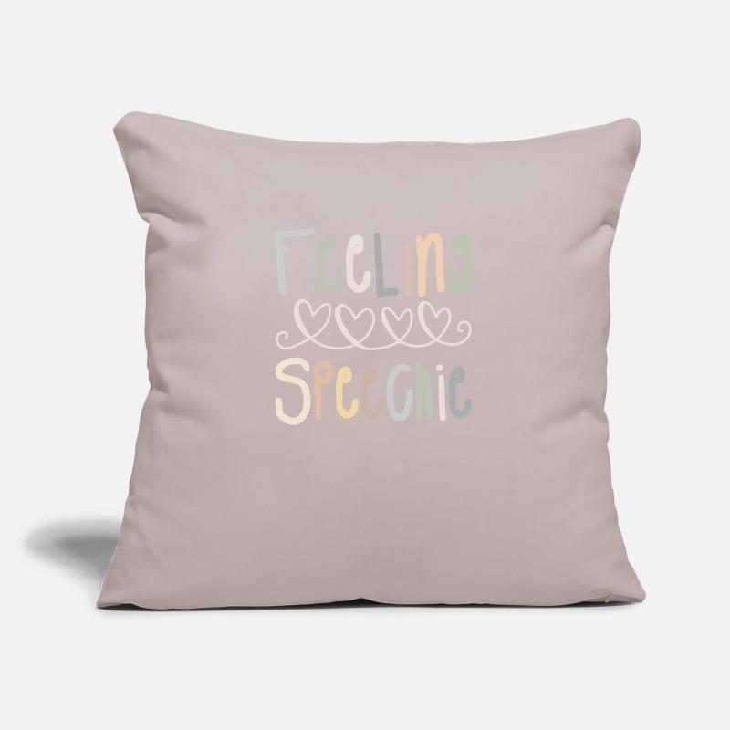 Feeling Speechie Speech Language Pathologist SLPA Sofa pillowcase 17,3'' x 17,3'' (45 x 45 cm)