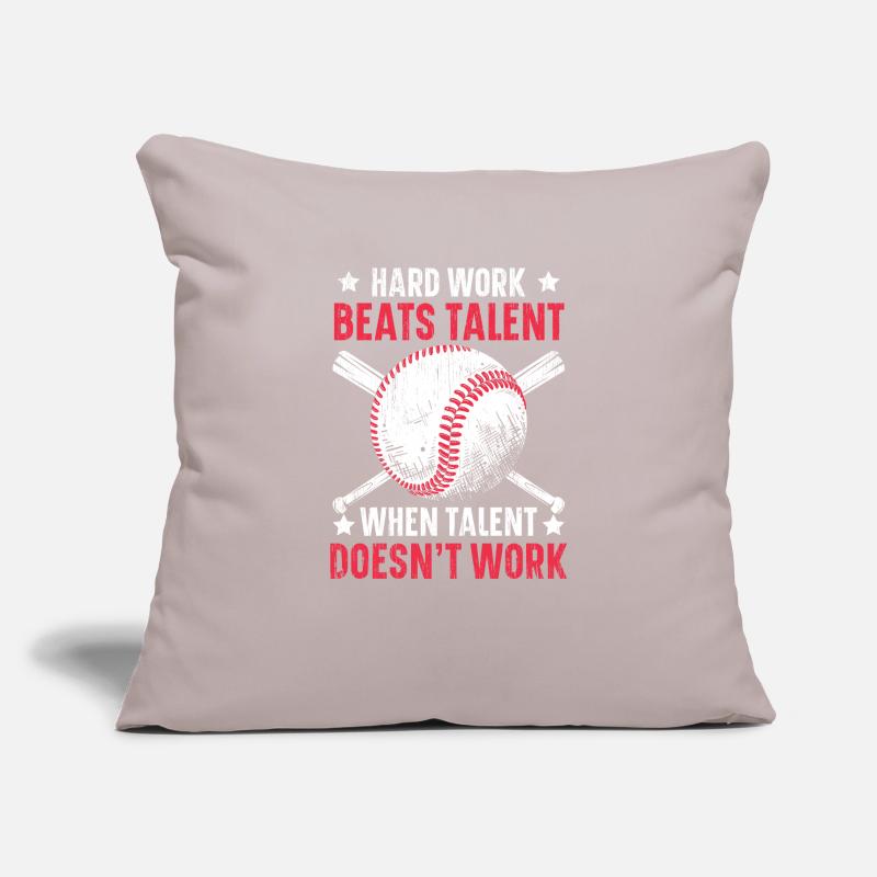 Hard Work Beats Talent When Talent Doesn't Work Sofa pillowcase 17,3'' x 17,3'' (45 x 45 cm)