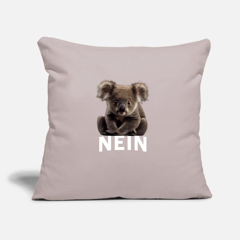Statement Koala, Nö Fun, Einfach Nö, Nein Sofakissenbezug 45 x 45 cm