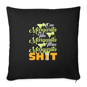 Three Margarita Shot Cinco De Mayo Party - Sofakissenbezug 45 x 45 cm - Schwarz - Vorne