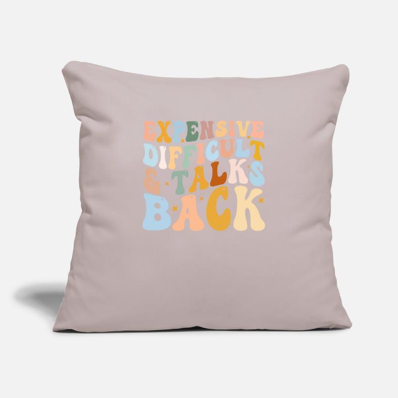 Expensive Difficult And Talks Back Sofa pillowcase 17,3'' x 17,3'' (45 x 45 cm)