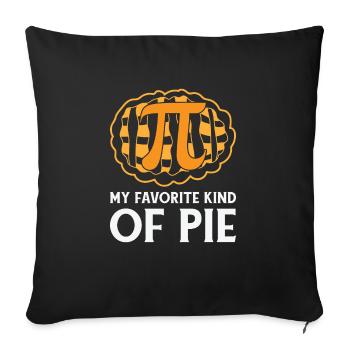 Pi Day Cake Math Number Pi Symbol Food - Housse de coussin décorative 45 x 45 cm - noir - Devant