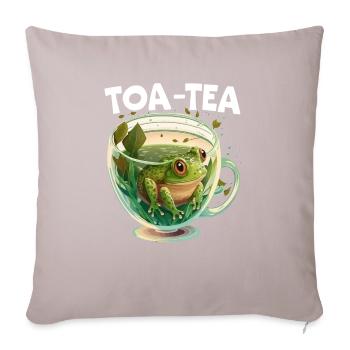 Cottagecore Mushroom Aesthetic Nature Conservation - Sofa pillowcase 17,3'' x 17,3'' (45 x 45 cm) - light taupe - Front