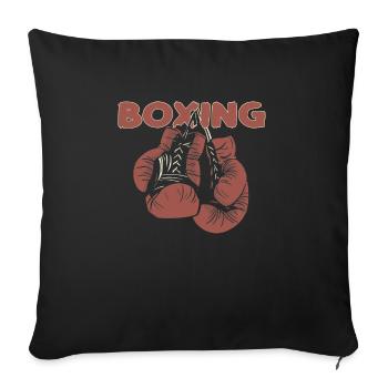 Boxing I'd Hit That Boxing Gloves Martial Artists - Sofa pillowcase 17,3'' x 17,3'' (45 x 45 cm) - black - Front