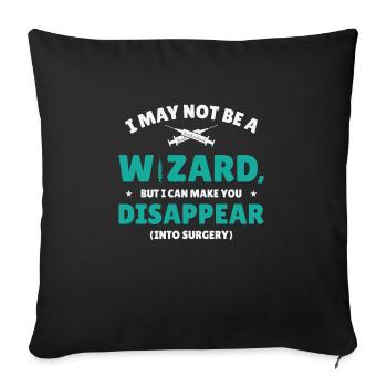 Anesthesia Anesthesiologist Nurse Anesthesiology - Sofa pillowcase 17,3'' x 17,3'' (45 x 45 cm) - black - Front