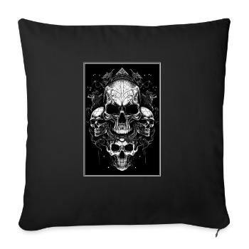 Gothic Aesthetic Occult Unholy Grunge Emo Punk - Sofakissenbezug 45 x 45 cm - Schwarz - Vorne