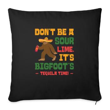 Cinco de Mayo Kryptozoologie Bigfoot Fiesta - Sofakissenbezug 45 x 45 cm - Schwarz - Vorne