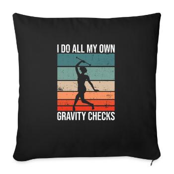 Baton Twirler Design Für Stabgymnastik - Sofa pillowcase 17,3'' x 17,3'' (45 x 45 cm) - black - Front