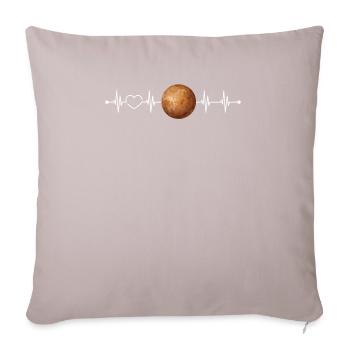 Mercure - Housse de coussin décorative 45 x 45 cm - taupe clair - Devant