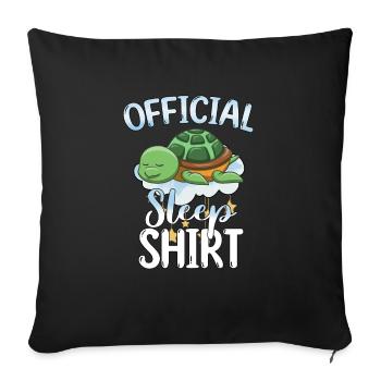 Cadeau Sleeping Sweet - Housse de coussin décorative 45 x 45 cm - noir - Devant
