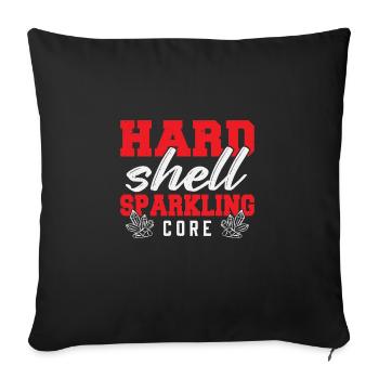 Harte Schale Funkelnde Kerne Erze Sammeln Von - Sofakissenbezug 45 x 45 cm - Schwarz - Vorne