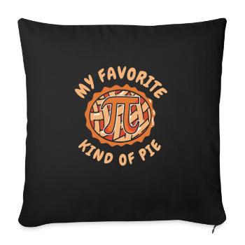 Pi Day Cake Math Number Pi Symbol Food - Housse de coussin décorative 45 x 45 cm - noir - Devant