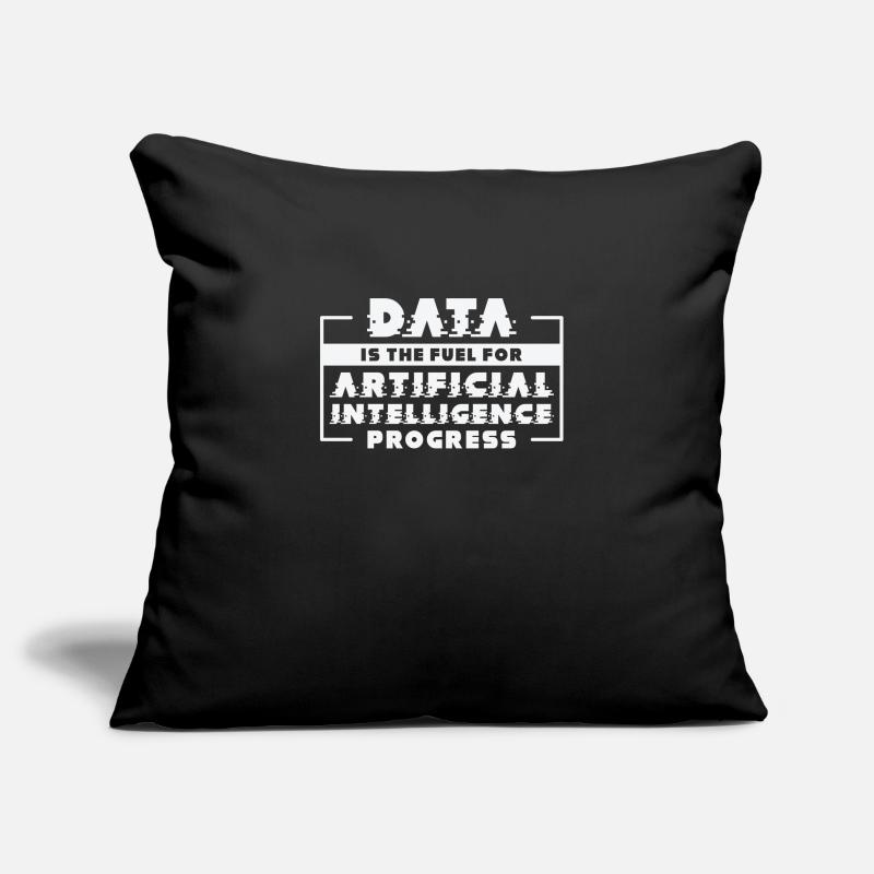 Machine de progrès de l’intelligence artificielle Housse de coussin décorative 45 x 45 cm