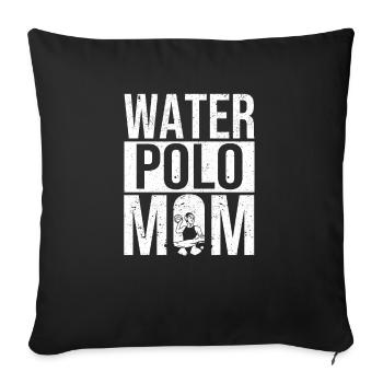 Water Polo Mom Game Day Swim Team Mama Love Swim - Sofa pillowcase 17,3'' x 17,3'' (45 x 45 cm) - black - Front