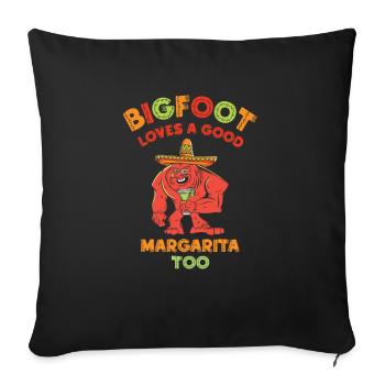 Cinco de Mayo Kryptozoologie Bigfoot Fiesta - Sofakissenbezug 45 x 45 cm - Schwarz - Vorne