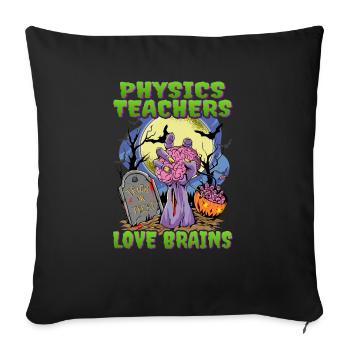 Physiklehrer Zombie Hand Halloween - Sofakissenbezug 45 x 45 cm - Schwarz - Vorne