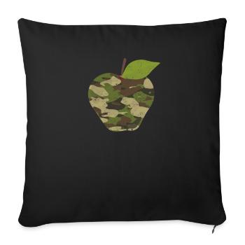 Tarnapfel First day of school Teacher team Student - Sofa pillowcase 17,3'' x 17,3'' (45 x 45 cm) - black - Front