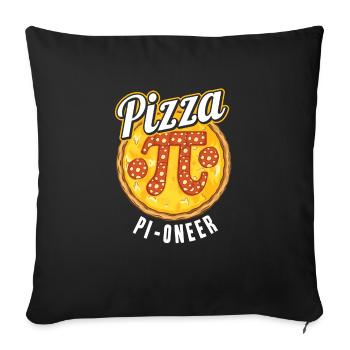 Pi Day Pizza Pi Symbol Math Number - Housse de coussin décorative 45 x 45 cm - noir - Devant