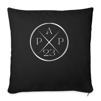 Pap 23 Best Grandfather Ever 2023 Grandchild - Sofa pillowcase 17,3'' x 17,3'' (45 x 45 cm) - black - Front