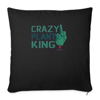 Embrace your love of plants with our - Sofa pillowcase 17,3'' x 17,3'' (45 x 45 cm) - black - Front