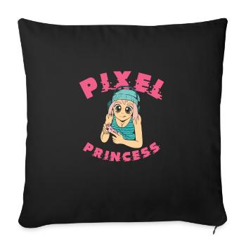 Internationaler Frauentag Gamer - Sofakissenbezug 45 x 45 cm - Schwarz - Vorne