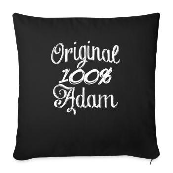 Original 100% Adam - Housse de coussin décorative 45 x 45 cm - noir - Devant