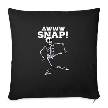 One Leg Joke Humor Gift - Sofa pillowcase 17,3'' x 17,3'' (45 x 45 cm) - black - Front