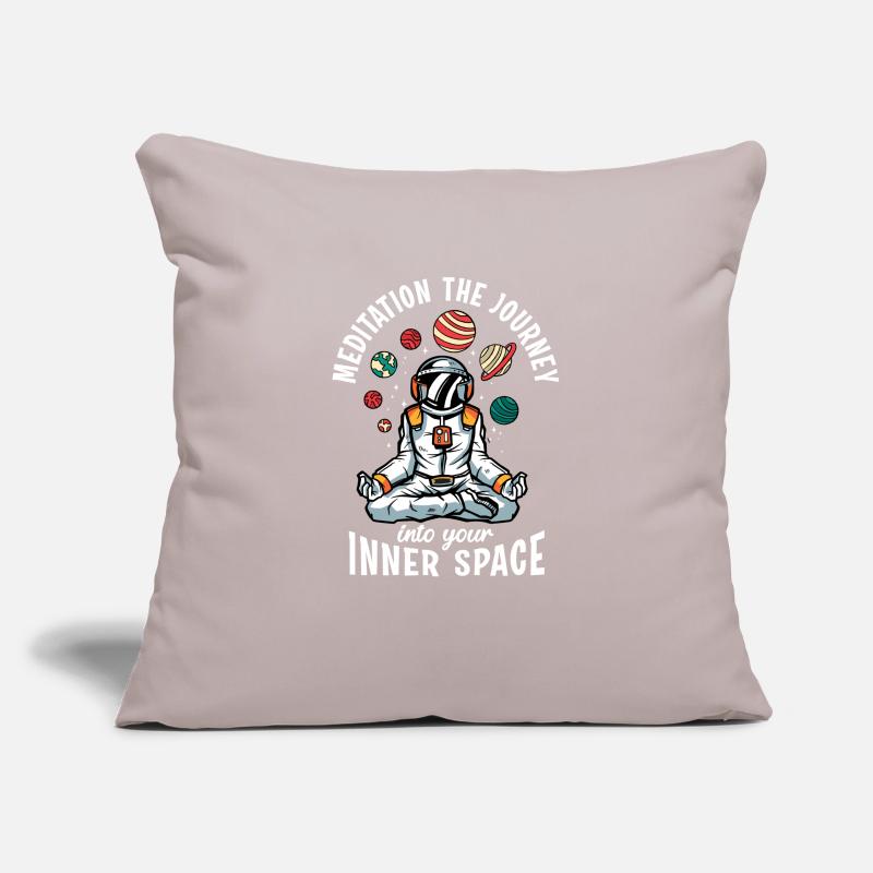 Space Mushroom Meditating Solar System Science Fan Sofa pillowcase 17,3'' x 17,3'' (45 x 45 cm)