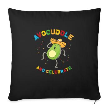 Cinco de Mayo Mexican Mexico Fiesta Drink Party - Housse de coussin décorative 45 x 45 cm - noir - Devant