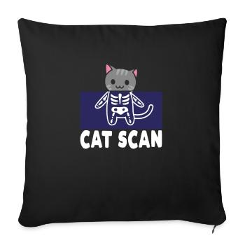 Radiology Rad Tech Cat Scan Technician - Sofa pillowcase 17,3'' x 17,3'' (45 x 45 cm) - black - Front