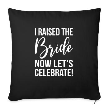 Brides Mom Mother Of The Bride Mutter Der Braut - Sofa pillowcase 17,3'' x 17,3'' (45 x 45 cm) - black - Front