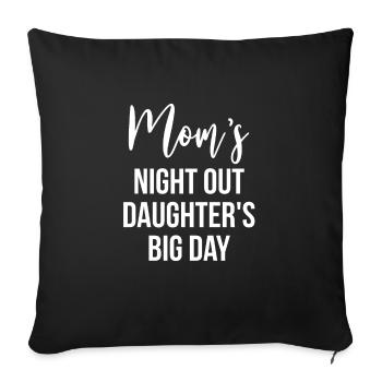 Brides Mom Mother Of The Bride Mutter Der Braut - Sofa pillowcase 17,3'' x 17,3'' (45 x 45 cm) - black - Front