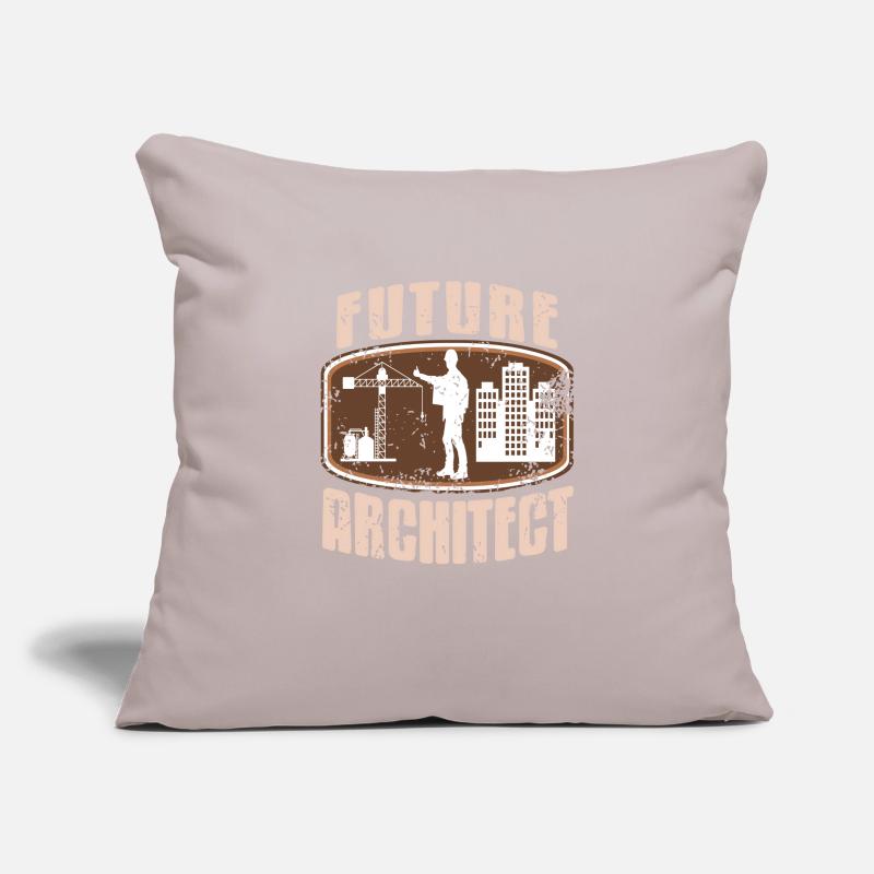 Future Architect Retro Architecture Student Sofa pillowcase 17,3'' x 17,3'' (45 x 45 cm)