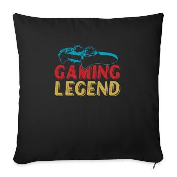 Gaming-legende Ich Habe Mein Spiel Unterbrochen, - Sofakissenbezug 45 x 45 cm - Schwarz - Vorne
