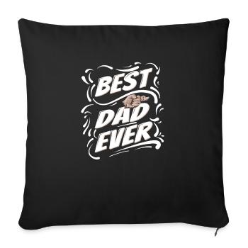 Best Daddy Ever Vintage Best Daddy The - Sofa pillowcase 17,3'' x 17,3'' (45 x 45 cm) - black - Front