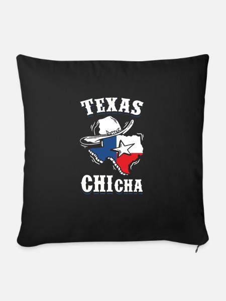 Texas - Sofakissenbezug 45 x 45 cm - Schwarz