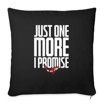 Just One More Koi I Promise - Sofakissenbezug 45 x 45 cm - Schwarz - Vorne