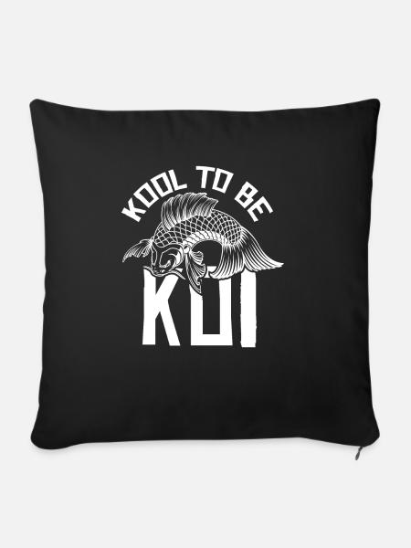 Kool To Be Koi - Sofakissenbezug 45 x 45 cm - Schwarz